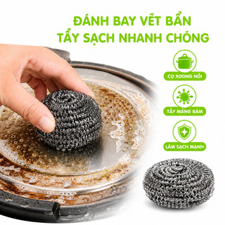 Miếng Thép Cọ Xoong Nồi Tẩy Trắng Không Gỉ GD189 - Bùi Nhùi Thép Cọ Xoong Chảo Hình Con Mèo