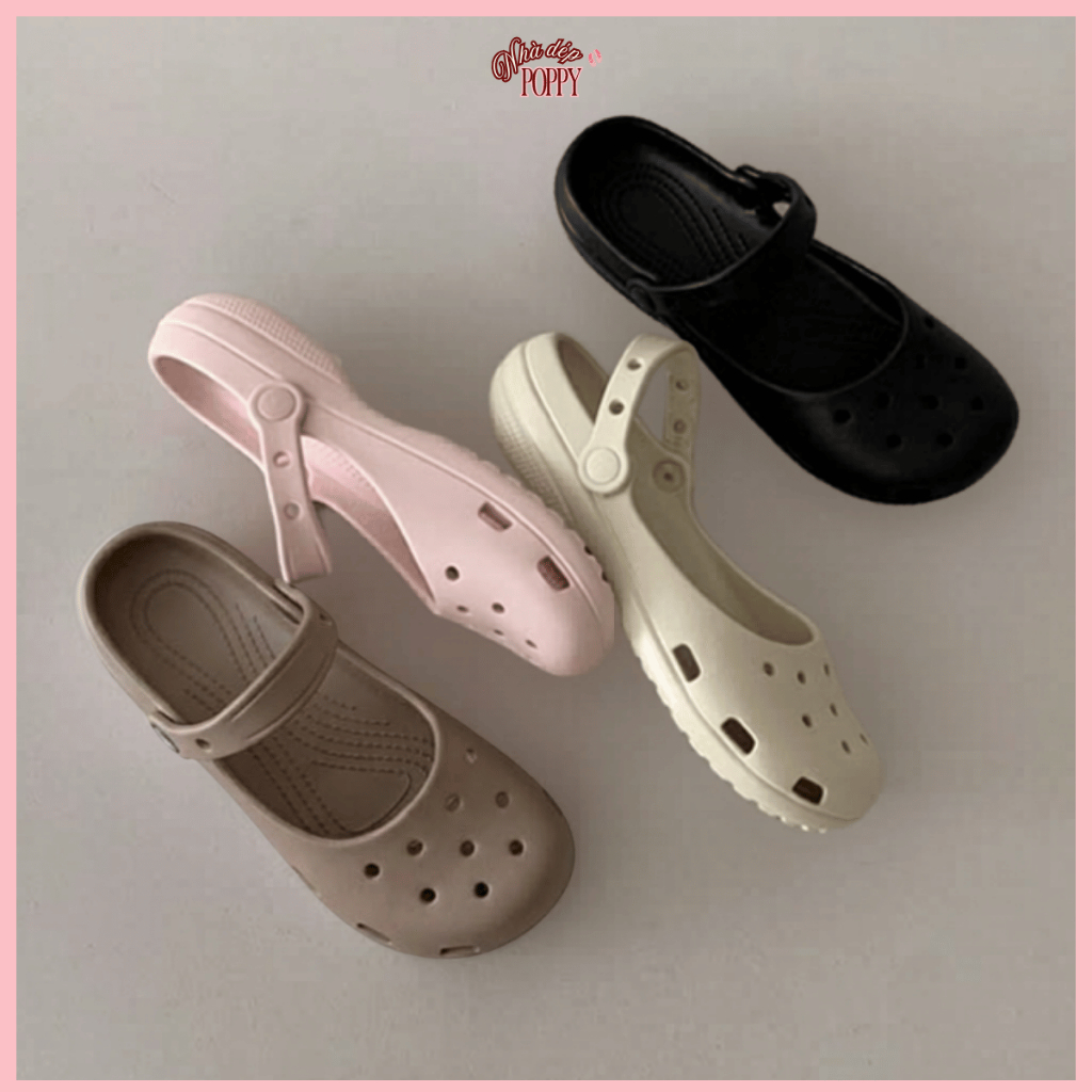 [Tặng Charm] Sandal Ballet Búp Bê Hottrend 2026, Dép Nữ Chống Trượt Form Xinh Tôn Dáng