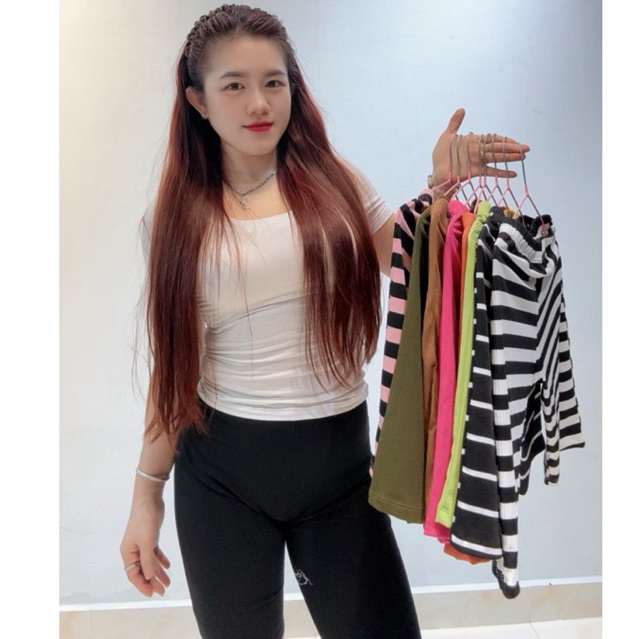 Quần Ngố Thun Gân ( Không Túi) freesize  dưới 58kg mặc đẹp