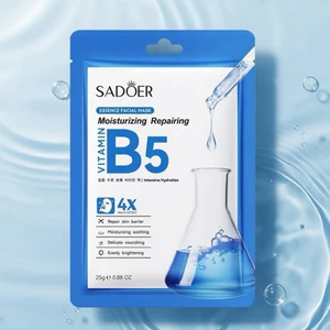 Combo 90 Miếng Mặt Nạ Giấy B5 Cấp Ẩm Phục Hồi Da SADOER Vitamin B5 Essence Facial Mask (25g)