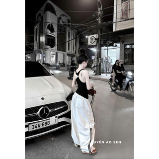 SET ÁO HÌNH MIX QUẦN ỐNG XUÔNG SỌC HOT HIT
