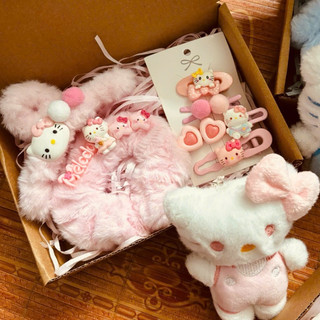 [Hộp vừa] Set quà tặng sinh nhật hello kitty hồng: quà valentine 14/2, 8/3, 20/10 [S2]