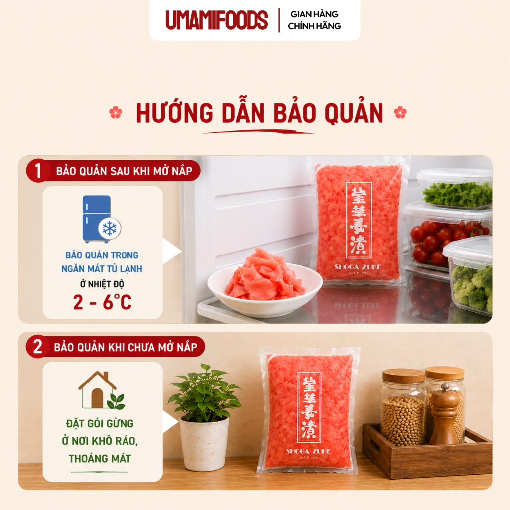 Gừng Hồng Ngâm Chua 1.5kg | Gừng Ngâm Sushi Thái Lan | Gừng Lát Ăn Kèm Sushi Sashimi