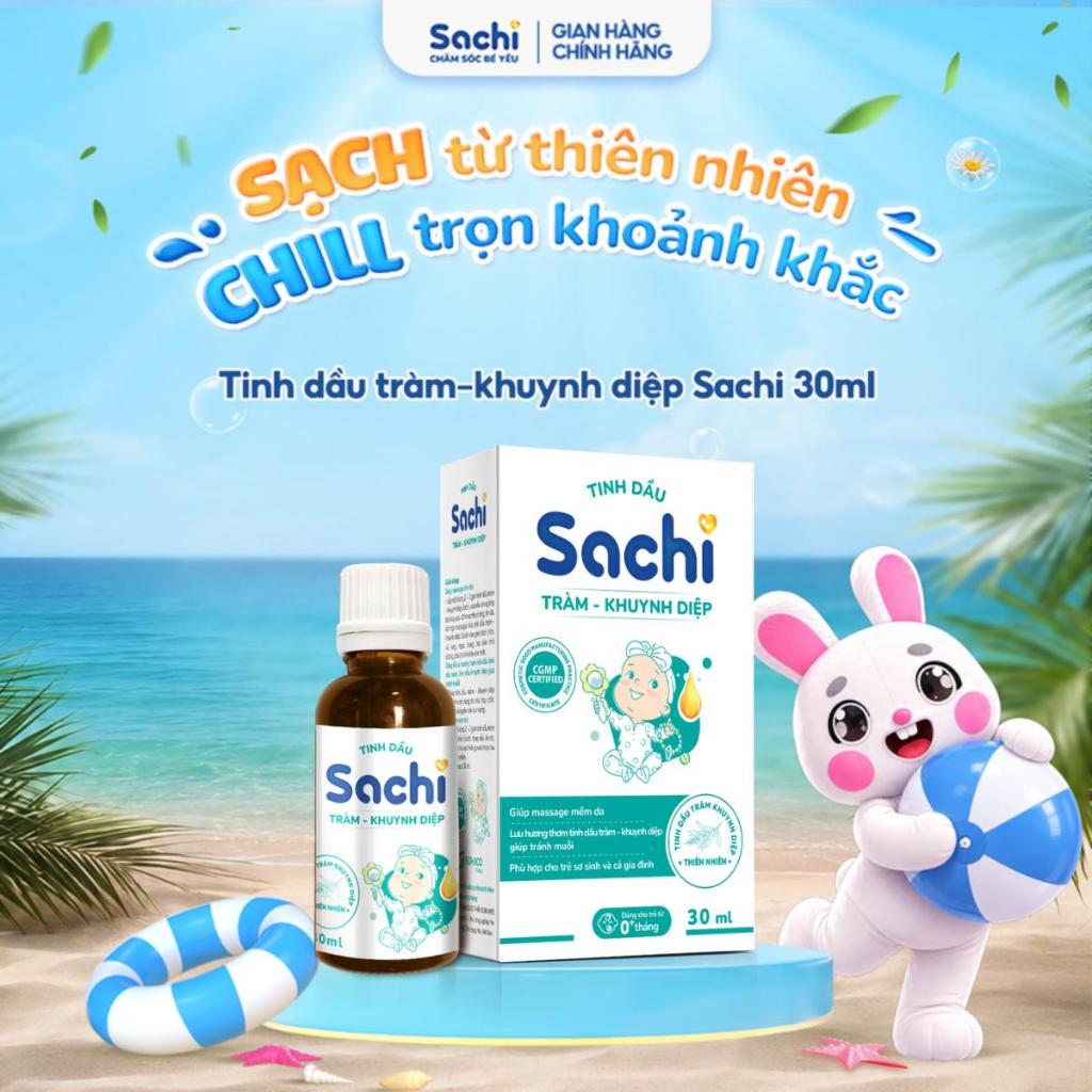 Tinh dầu tràm khuynh diệp Sachi 30ml
