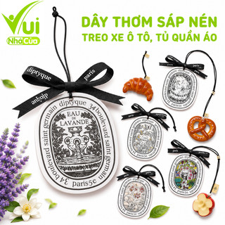 Dây Thơm Treo Tủ Quần Áo Khử Mùi Hôi, Đuổi Muỗi GD220 - Sáp Nén Thơm Treo Xe Ô Tô, Tủ Quần Áo