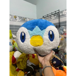 Gấu 2hand gối ôm hình mặt nhân vật Piplup trong Pokémon