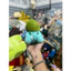 Gấu 2hand Thú nhồi bông Ditto giả dạng Bulbasaur với thiết kế đặc trưng của Ditto với đôi mắt híp đặc trưng