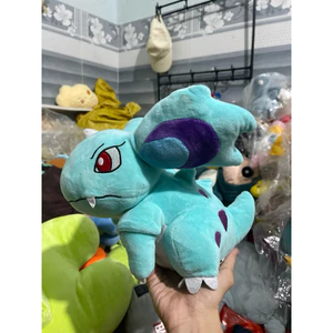 Gấu 2hand gấu bông Pokémon Nidorina với các đốm tím đặc trưng trên lưng
