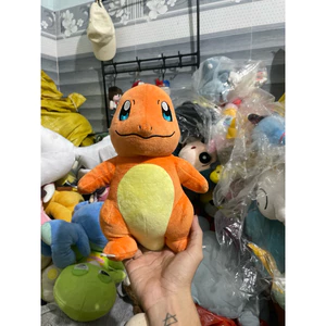 Gấu 2hand gấu bông Pokémon Charmander với tông màu cam đặc trưng.