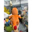Gấu 2hand gấu bông Pokémon Charmander với tông màu cam đặc trưng.