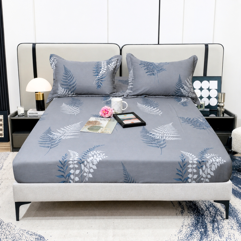 Ga giường mát lạnh mềm mịn thoáng khí, bộ ga giường lạnh eu cao cấp, ga trải giường bốn mùa