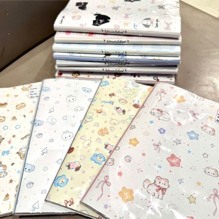 (XẤP 10 Tờ SẴN BÌA KIẾNG) Giấy bao tập, Giấy bao vở, Bao sách chủ đề MINI CUTE | by Winwin