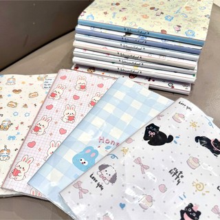 (XẤP 10 Tờ SẴN BÌA KIẾNG) Giấy bao tập, Giấy bao vở, Bao sách chủ đề MINI CUTE | by Winwin
