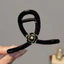 Kẹp tóc hoa trà kt 8cm