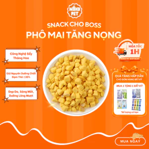 Viên Phô Mai Tăng Nọng Sấy Đông Khô Cho Thú Cưng 500G – Snack Thưởng, Giữ Nguyên Dinh Dưỡng, Giàu Đạm, Bổ Sung Canxi