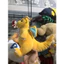Gấu 2hand Thú bông Pokemon Dragonite từ Banpresto có màu vàng đặc trưng và đôi cánh nhỏ màu xanh dương.