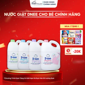 Nước giặt Dnee chính hãng NỘI ĐỊA 2800ml cho trẻ em sơ sinh hương thơm trái cây dịu nhẹ an toàn cho da