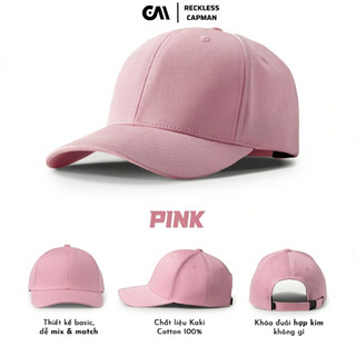 Reckless Capman Nón Lưỡi Trai Reckless Signature Mesh-Back Cap Màu Đen Kaki Cotton Thoáng Khí 100%