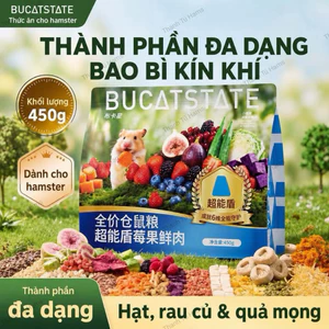 Bucatstate hoa quả sấy lạnh thức ăn hoa quả rau củ sấy lạnh cho chuột hamster