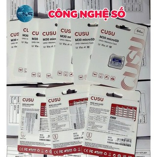 [KHUYẾN MÃI SỐC] Thẻ Nhớ 64G CUSU Dùng Cho Camera, Điên Thoại, Máy Ảnh, Flycam Chính Hãng Bảo Hành 5 Năm