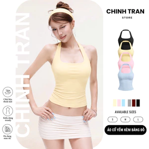 Áo Cổ Yếm Ôm Body Quyến Rũ Năng Động Nhiều Màu - Chinh Trần Store