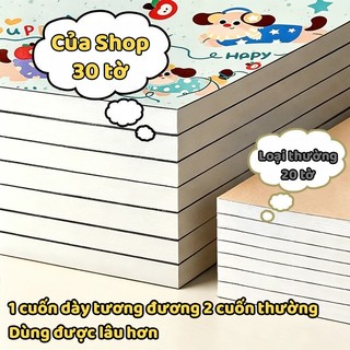 Vở vẽ A4 30 trang giấy dày tranh hoạt hình mắt khuyến khích sáng tạo mỹ thuật học sinh tiện lợi hot