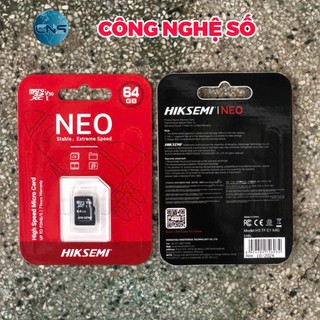 Thẻ nhớ 32G, 64G, 128G HIKSEMI NEO Đỏ  Tốc Độ Cao 92MB/s - Bảo Hành Chính Hãng 7 Năm
