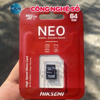 Thẻ nhớ 32G, 64G, 128G HIKSEMI NEO Đỏ  Tốc Độ Cao 92MB/s - Bảo Hành Chính Hãng 7 Năm