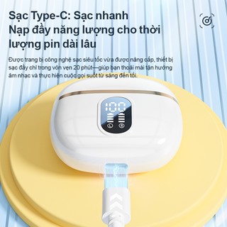 2026 Tai nghe Bluetooth mới Bluetooth 5.4 Chất lượng âm thanh HIFI ANC Giảm tiếng ồn chủ động Hỗ trợ nhiều thiết bị