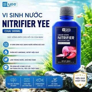 Dung Dịch Vi Sinh Dạng Nước Nitrifier (Yee) Chai 300ml - Xử Lý Và Giúp Nước Trong