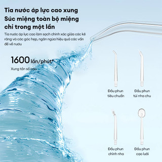 [Bảo hành 3 năm]-Máy tăm nước - [Mẫu mới 2026] Cải tiến công nghệ tia nước sạch X6 Lần - Sạch Sâu Êm Dịu - Bền Bỉ