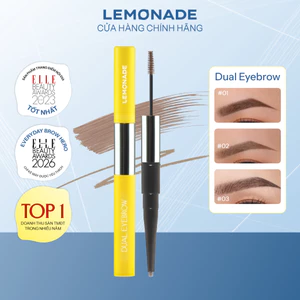 Chì kẻ mày 2 đầu Lemonade Dual Eyebrow 2.75g