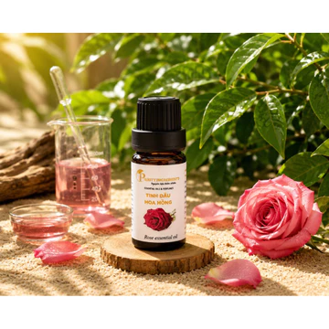 Tinh dầu hoa hồng, tinh dầu nguyên chất, tinh dầu xông phòng, thư giãn | Rose Essential Oil |10ml