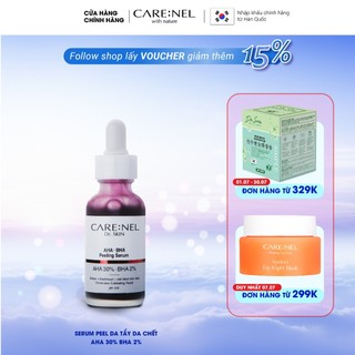 Serum peel da aha bha tẩy tế bào chết giảm mụn CARE:NEL AHA BHA PEELING SERUM 30ml