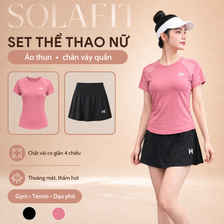 Chân váy tennis có quần bảo hộ - Váy cầu lông dành cho nữ Sola 549