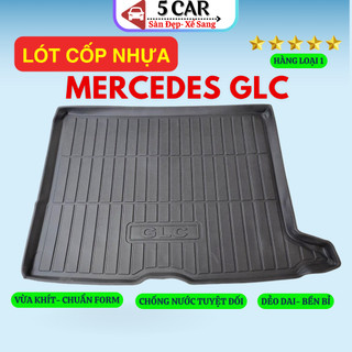 Khay Lót Cốp Xe Mercedes GLC200, GLC250, GLC300 Nhựa Dẻo Đàn Hồi, Chống Nước, Chống bụi bẩn, Dễ Vệ Sinh,Vừa khít form xe