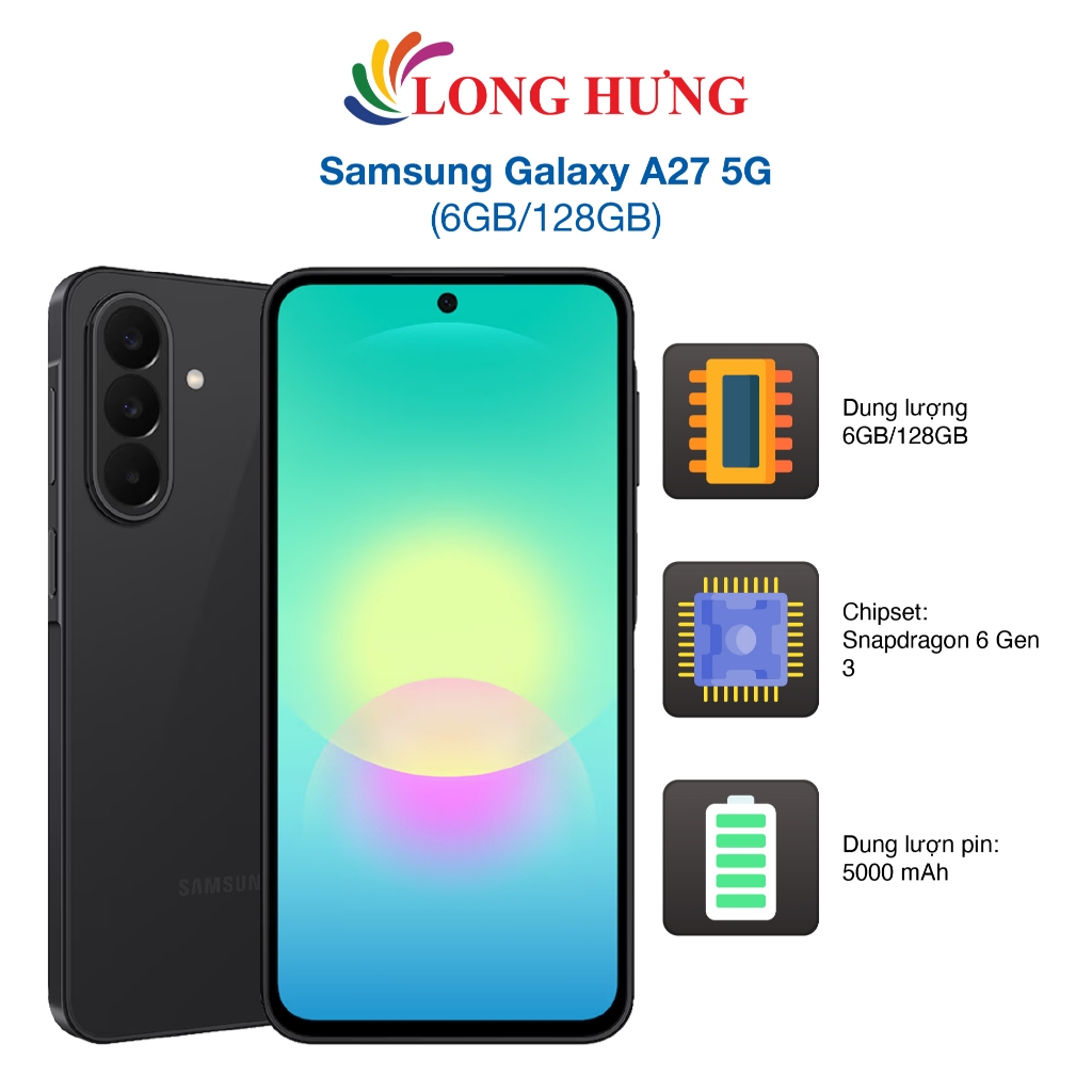 Điện thoại Samsung Galaxy A27 5G (6GB/128GB) - Hàng chính hãng | BigBuy360 - bigbuy360.vn