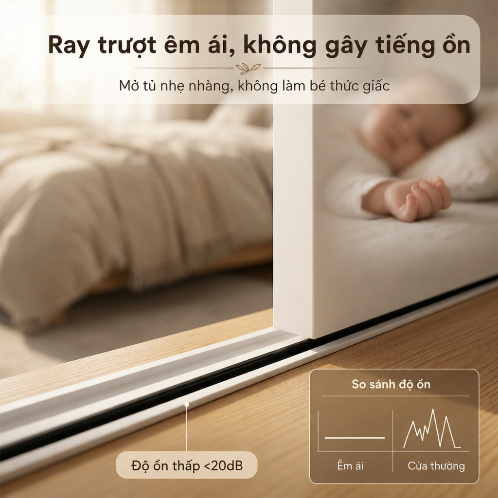 Tủ Quần Áo Cửa Lùa Đa Năng Dung Tích Lớn Nhiều Ngăn Bền Đẹp Tiết Kiệm Không Gian Cho Phòng Ngủ BMZAR | BigBuy360 - bigbuy360.vn