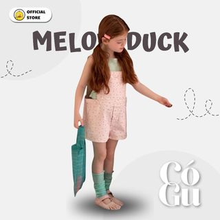 Set Bé Gái Áo Len Ba Lỗ + Quần Yếm Thêu Hoa Dễ Thương Mellow Duck (4-13 Tuổi) B2605057