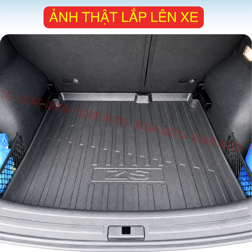 LÓT CỐP xe MG ZS 2020 - Nay, nhựa dẻo siêu đẹp, siêu bền, chống thấm nước, không mùi, vừa khít xe