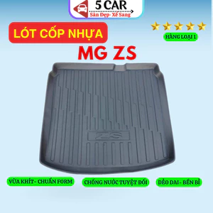 LÓT CỐP xe MG ZS 2020 - Nay, nhựa dẻo siêu đẹp, siêu bền, chống thấm nước, không mùi, vừa khít xe