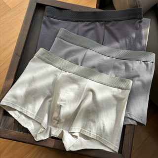 Quần Lót Nam Cotton Dáng Đùi Nhiều Màu Chọn Lựa, Quần Sịp Boxer Đáy 2 Lớp Thoáng Khí King Shop N-777