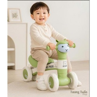 Xe chòi chân hình cừu cho bé vui chơi thỏa thích,xe có kèm đèn và nhạc cho bé(không kèm pin đi kèm)