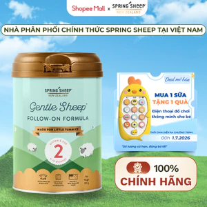 Sữa Cừu Spring Sheep 800G Lon Số 2 Chính Hãng Đủ Tem Phụ Giúp Bé Hấp Thụ Tôt Date 2028