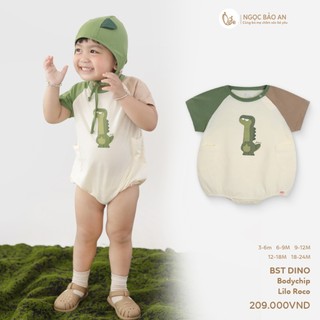 M&B (9M-6Y) Set đồ bé trai cá tính DINO vải cotton co giãn thoáng mát, thấm hút mồ hôi-DINO5.25