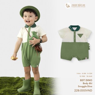 M&B (3M-24M) Bộ body đùi SNUGGLE DINO cotton thoáng mát, co giãn thấm hút mồ hôi-DINO5.25