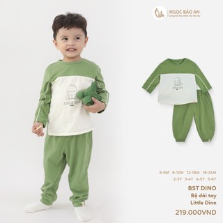 M&B (6M-6Y) Bộ quần áo tay dài DINOSAUR cotton thoáng mát, co giãn tốt thấm hút mồ hôi-DINO5.25