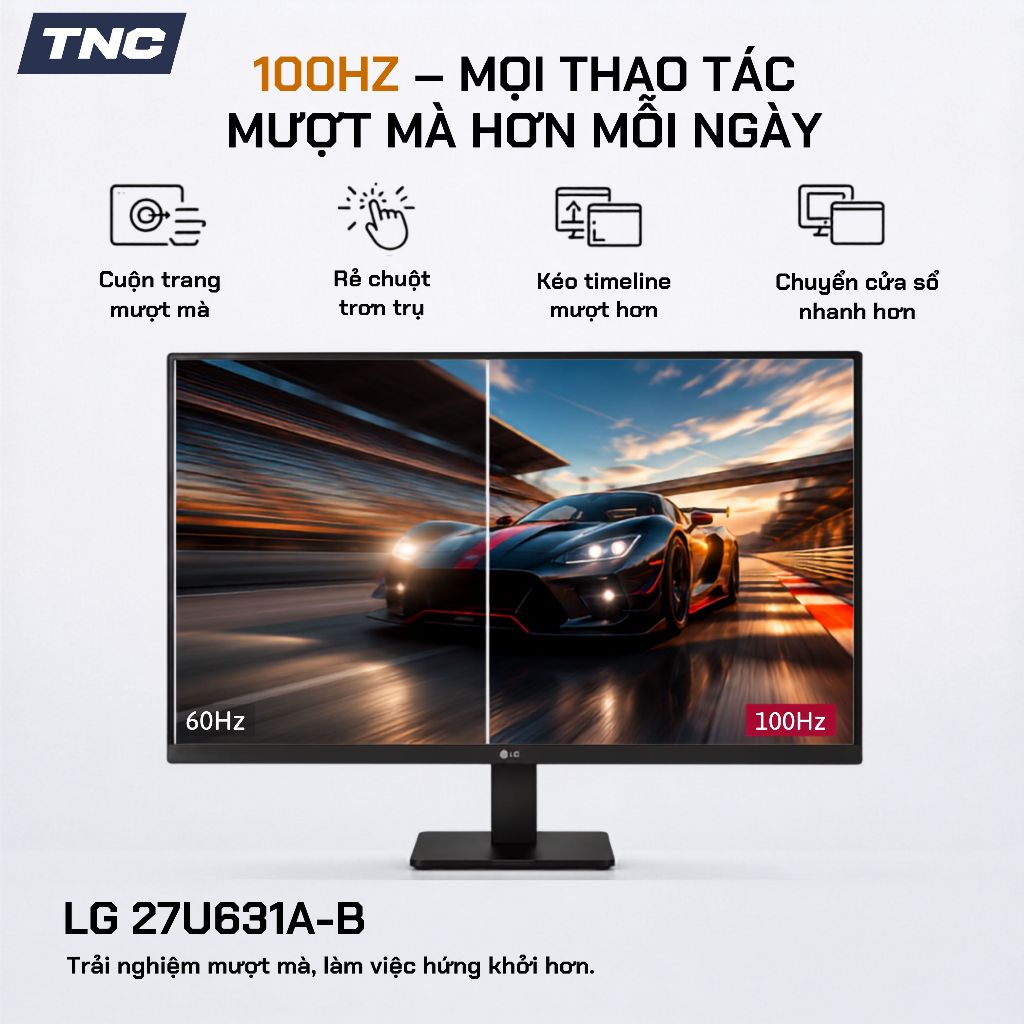 Màn hình Đồ Hoạ LG 27U631A-B 27 Inch/ IPS/ 2K/ 100Hz/ 5ms - Bảo Hành 24 Tháng - TNC STORE | BigBuy360 - bigbuy360.vn