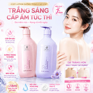 Sữa Dưỡng Thể RSARIAS Trắng Da Dưỡng Ẩm Sâu –Trắng Sáng Da, 24giờ Giữ Ẩm Lâu Dài, Mùi Hương Quyến Rũ