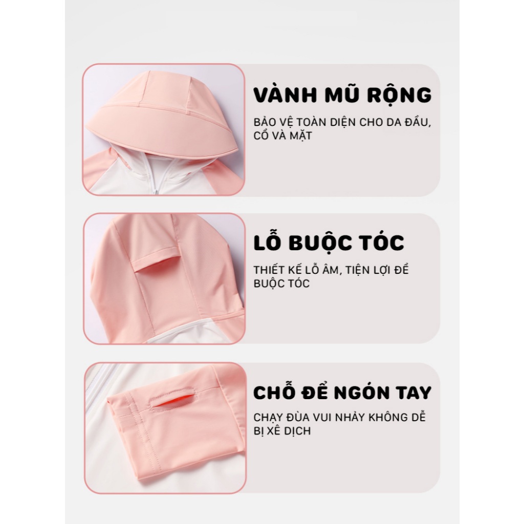 Áo Chống Nắng Bé Trai BETOP, Áo Khoác Chống Tia UV Công Nghệ Ice Sense Làm Mát Siêu Cấp, In Hình Siêu Hùng